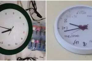 11 Potret nyeleneh angka di jam dinding ini bikin lihat dua kali