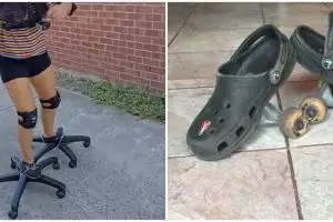 11 Potret nyeleneh sepatu roda ini desainnya nggak biasa