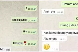 15 Chat WhatsApp dengan gebetan ini endingnya bikin miris