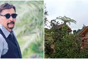 11 Potret rumah aktor legendaris August Melasz, asri di pegunungan