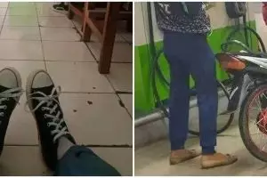 11 Tingkah nyeleneh orang pakai sepatu ini bikin geleng kepala