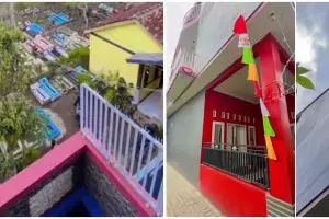 Wanita nekat bangun rumah gedong dekat makam, ini 11 potret huniannya