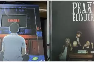 Kreatif & unik, 11 potret buku tahunan sekolah ini usung tema Netflix