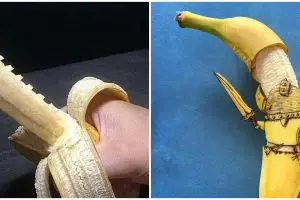 11 Potret karya kreatif dari buah pisang, hasilnya bikin memukau