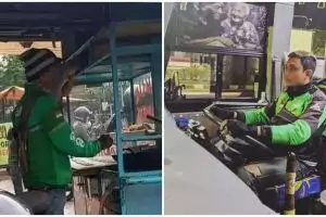 13 Potret driver ojek online yang nyeleneh abis, malah alih profesi