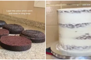 Trik simpel bikin kue ulang tahun super lembut bak buatan toko roti