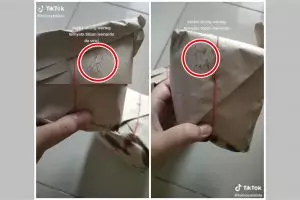 Bukan tulisan, kode gambar penjual nasi bungkus ini jadi perdebatan