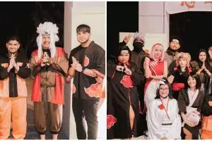 Gaya 9 seleb di acara ultah Fadil Jaidi, Pak Muh bak tokoh anime