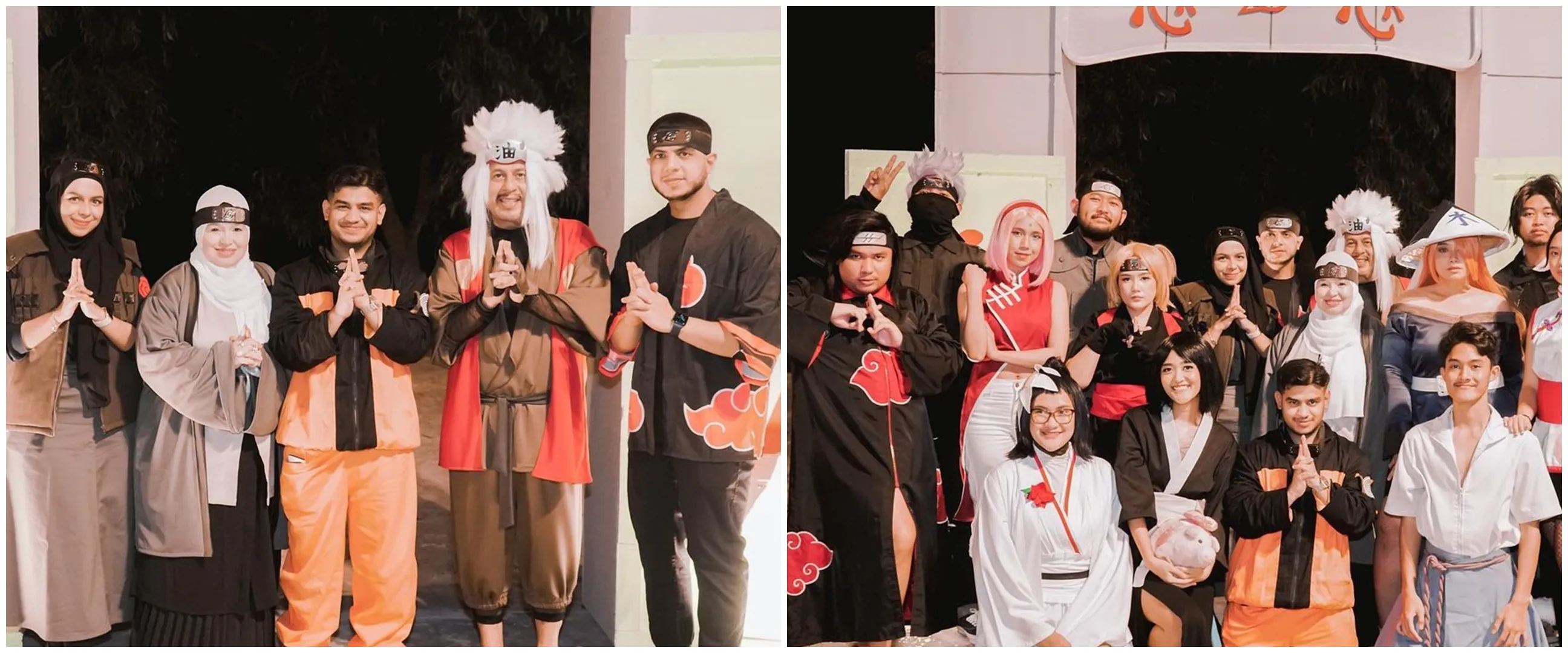 Gaya 9 seleb di acara ultah Fadil Jaidi, Pak Muh bak tokoh anime