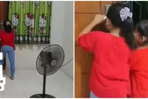 Momen haru anak tunggu ayah pulang kerja, tak bertemu selama 1 bulan