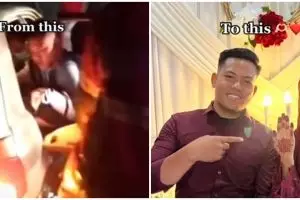 Wanita dilamar pria penyelamatnya pas kecelakaan, kisahnya bak film