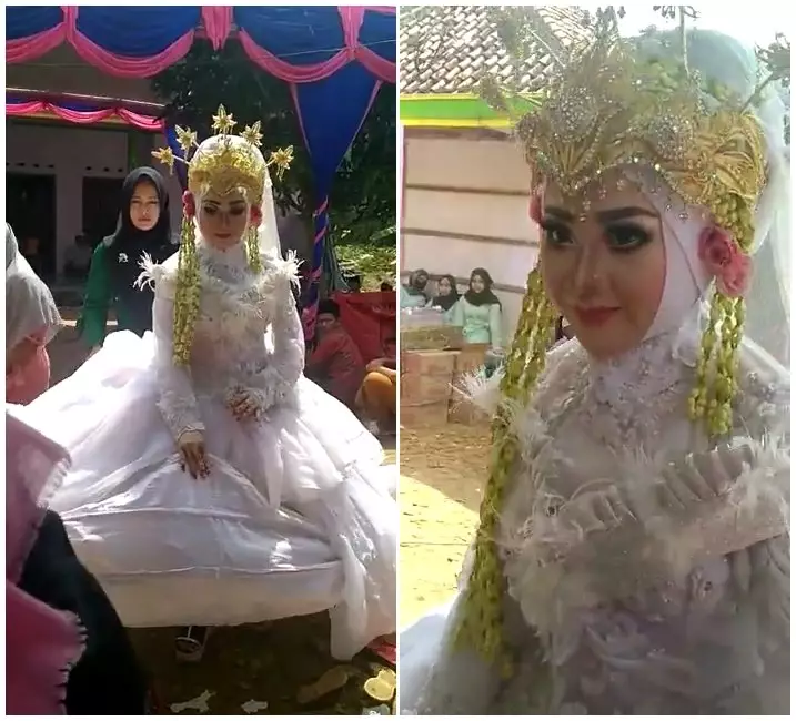 beda makeup resepsi dan 7 bulanan © TikTok beda makeup resepsi dan 7 bulanan © TikTok