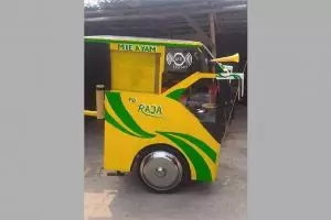 11 Penampakan gerobak ini desainnya nggak biasa, kreatif pol