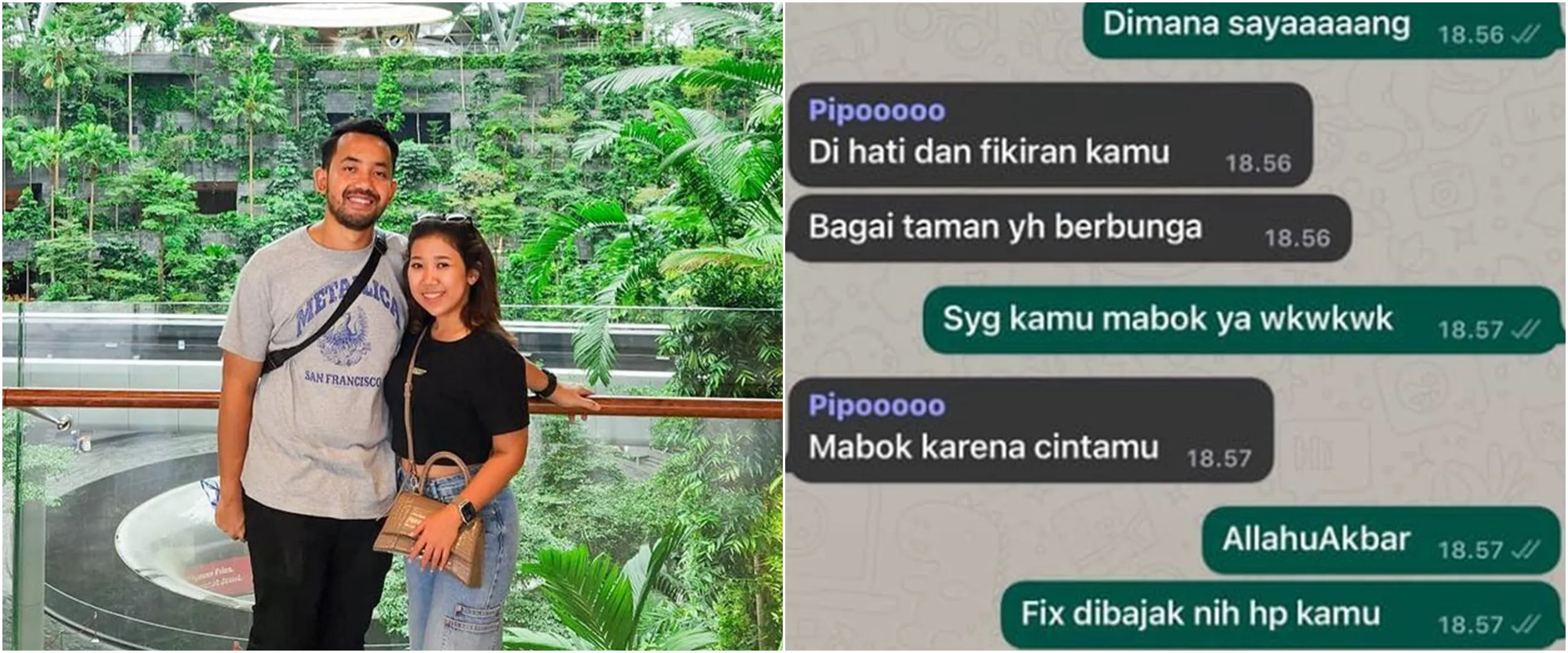 Isi chat gombalan romantis 9 pasangan seleb, bikin fans ikutan gemas