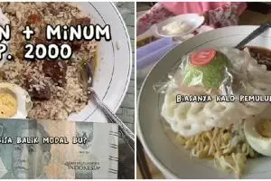 Makan di warung ini cuma bayar Rp 2 ribu, alasan penjualnya bikin haru