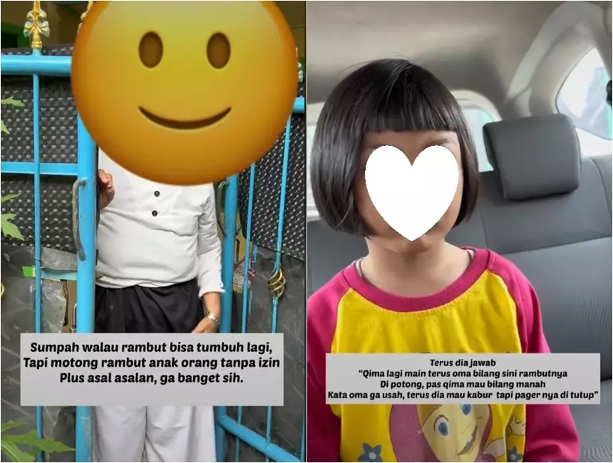 Potong rambut anak tanpa izin © 2022 TikTok