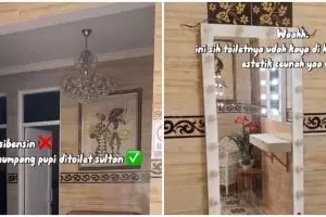 Toilet 'sultan' di pom bensin ini mewah abis, intip 10 penampakannya