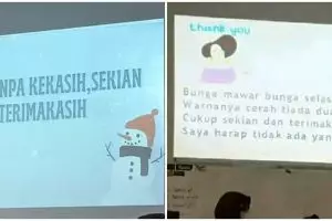 11 Tulisan lucu di akhir presentasi ini bikin senyum satu kelas