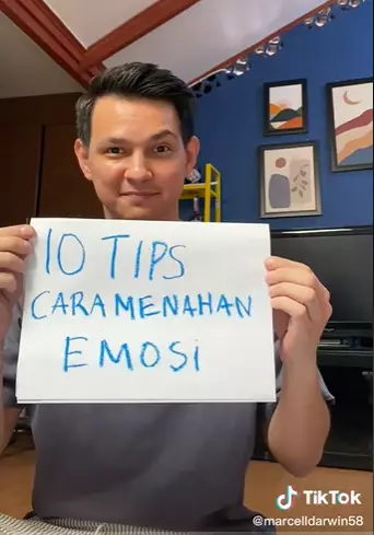 Marcell Darwin bagikan 10 tips menahan emosi © 2022 TikTok