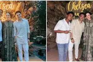 Gaya 9 pesohor di lamaran Chelsea Islan-Rob Clinton, ada Vidi Aldiano