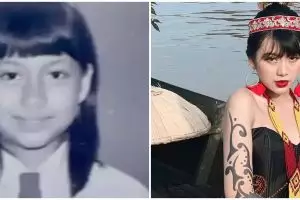 11 Transformasi Ghea Indrawari, konsisten dengan rambut berponi