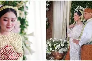 10 Momen akad nikah 'Ratu Ambyar' Yeni Inka, dipersunting polisi