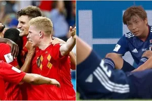 Momen comeback paling dramatis di Piala Dunia, Jepang pulang menangis