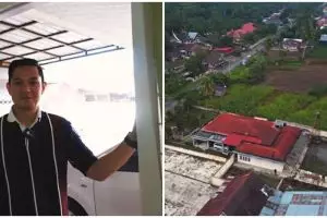 11 Potret rumah Dude Harlino di Sumatera, ada tempat penggilingan padi