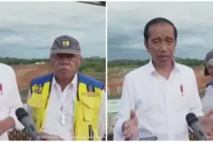 Menteri PUPR tak angkat HP saat dampingi Jokowi, HP jadul bikin salfok