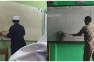 11 Aksi kocak guru saat mengajar di kelas ini bikin geleng kepala