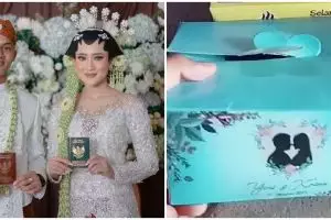 Penampakan suvenir pernikahan Yeni Inka, tampak sederhana
