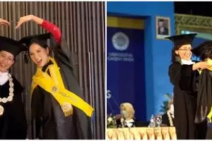 Momen Rektor UGM mewisuda putrinya sendiri, sang anak raih IPK 4