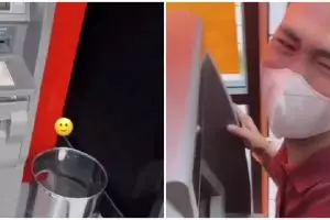 Penampakan ATM tersempit, lihatnya bikin ikut nahan napas
