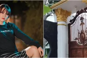 Penampakan rumah Happy Asmara ini bikin kagum, megah banget