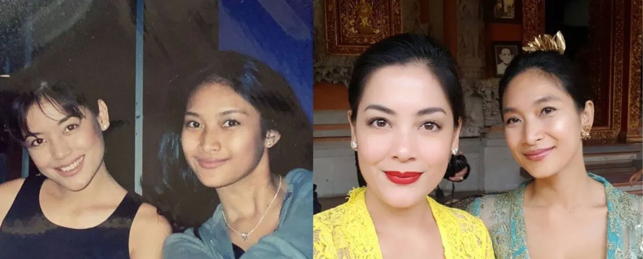 Sahabatan 23 tahun, 9 momen Lulu Tobing & Happy Salma dulu hingga kini