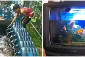 11 Life hack bikin hiasan kolam ikan ini kreatifnya nggak ada lawan