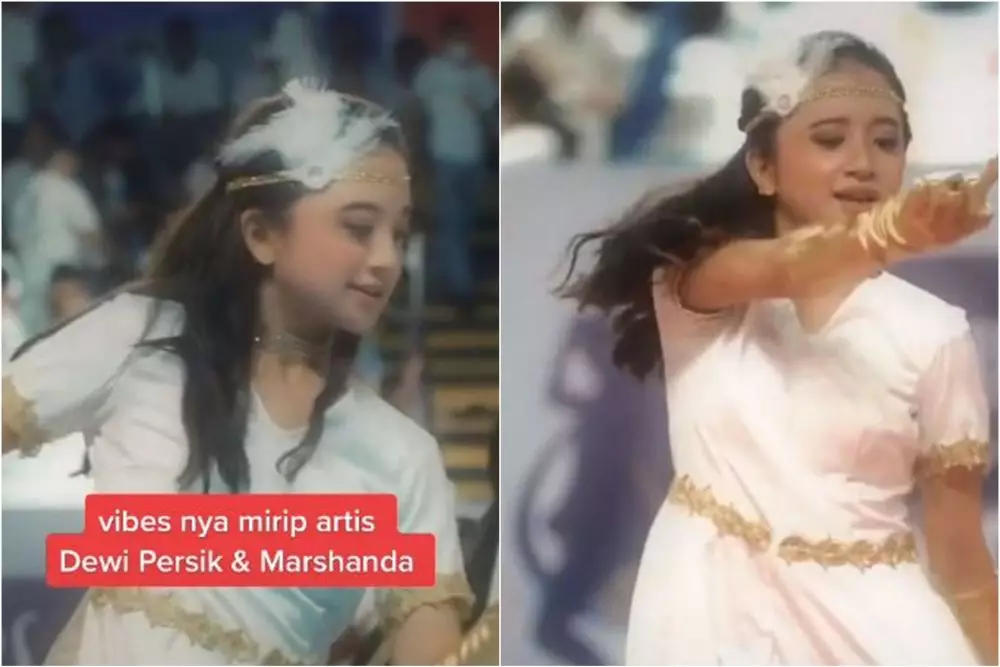 viral gadis mirip dewi perssik © TikTok viral gadis mirip dewi perssik © TikTok