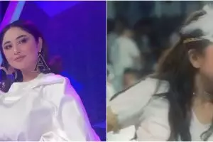 Viral gadis mirip Dewi Perssik, penampilannya bak pinang dibelah dua