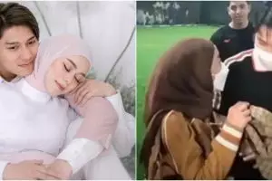 7 Momen Lesty & Billar kembali mesra, sang biduan temani suami futsal
