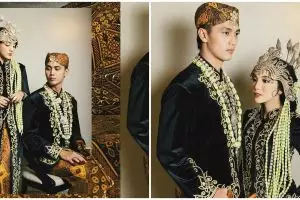 Artis Malaysia menikah pakai busana adat Sunda-Jawa, bikin fans takjub