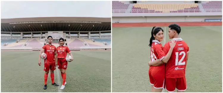 Kaesang-Erina Gudono prewedding di Stadion Manahan, ini 9 potretnya