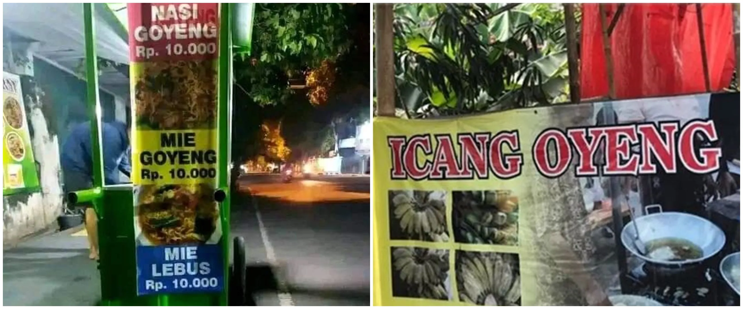 11 Spanduk dagangan lucu pakai bahasa tak biasa, auto sok imut bacanya