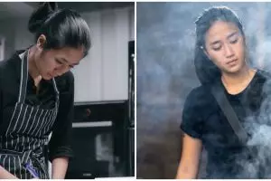 Aksi Chef Renatta nekat potong rambut sendiri, ukuran guntingnya jumbo