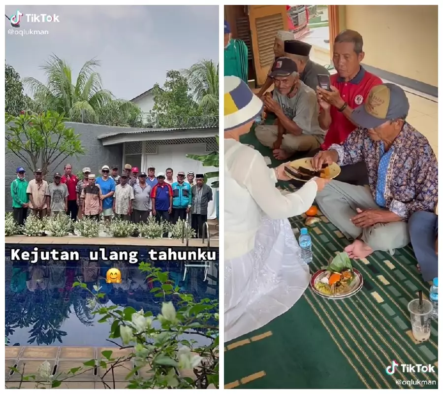 artis rayakan ulang tahun dengan berbagi © berbagai sumber