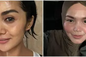 Dua diva bersahabat, intip 9 beda gaya Krisdayanti dan Siti Nurhaliza