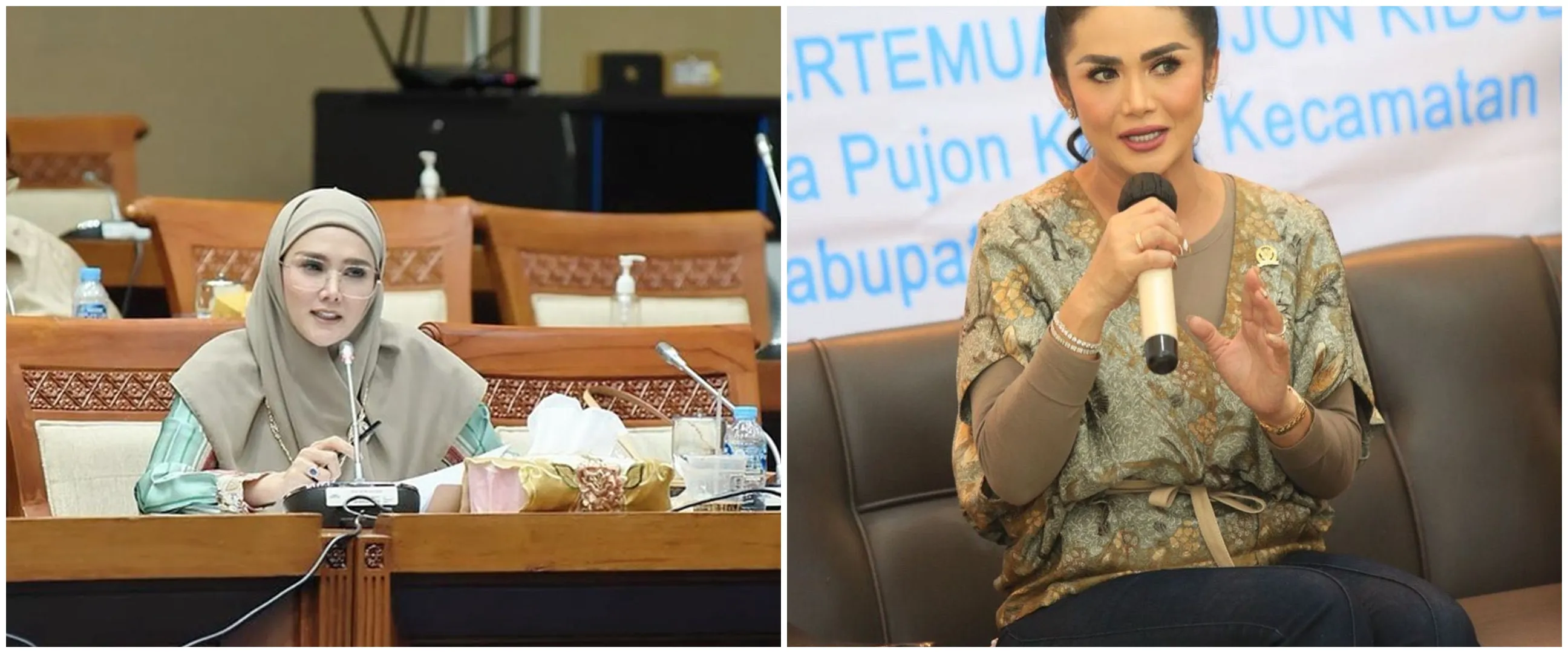 Jadi pejabat, beda gaya 9 artis saat dinas dan di depan layar