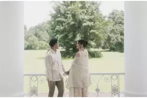 15 Potret prewedding Kaesang & Erina Gudono, mesra di Istana Presiden