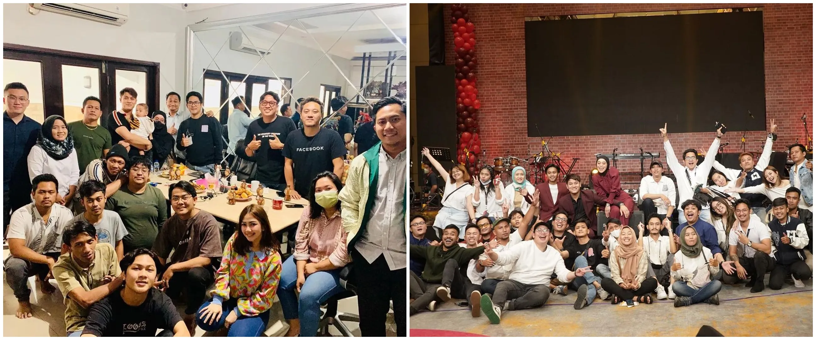Ditutup Lesty-Billar, 11 potret kebersamaan tim Leslar Entertainment