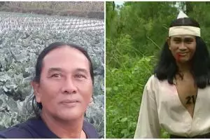 Vakum berakting, ini 10 potret Ken Ken 'Wiro Sableng' jadi petani