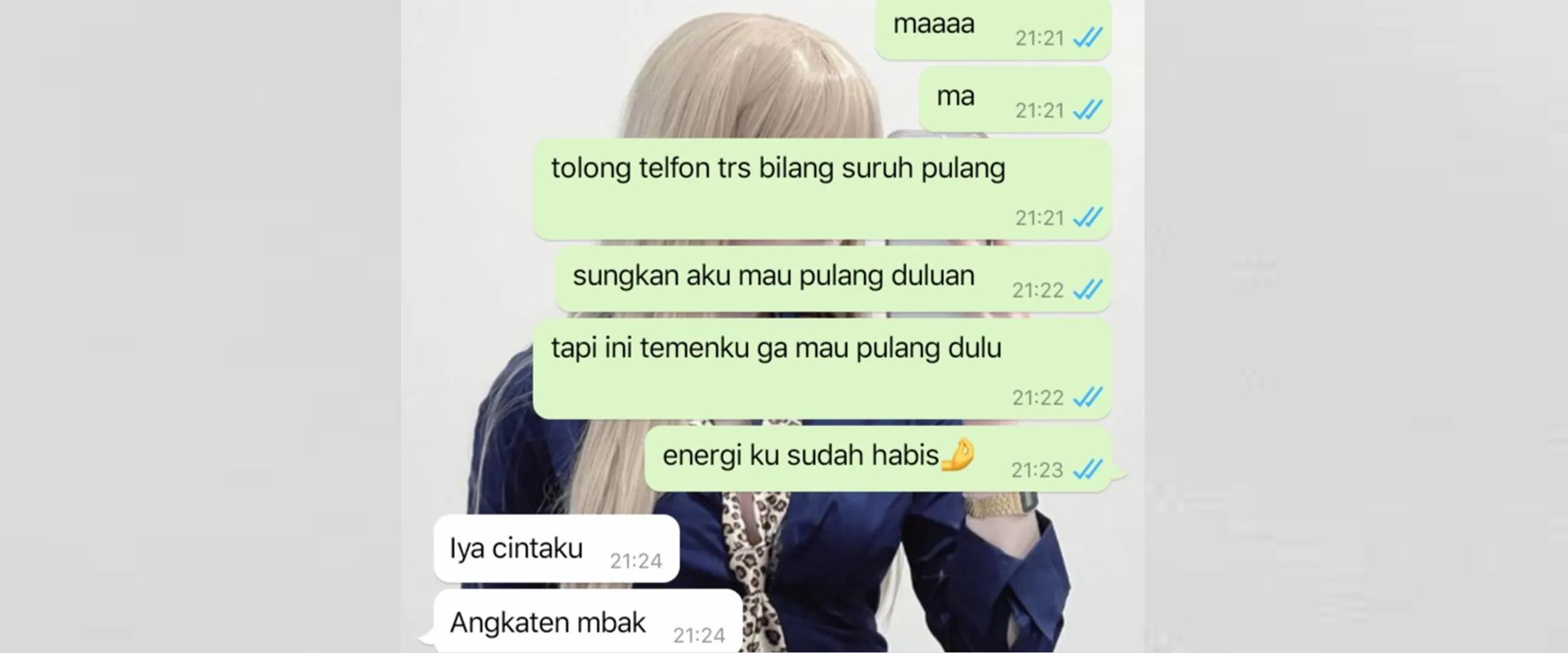 13 Potret chat orang nggak betah nongkrong di luar ini kocak abis